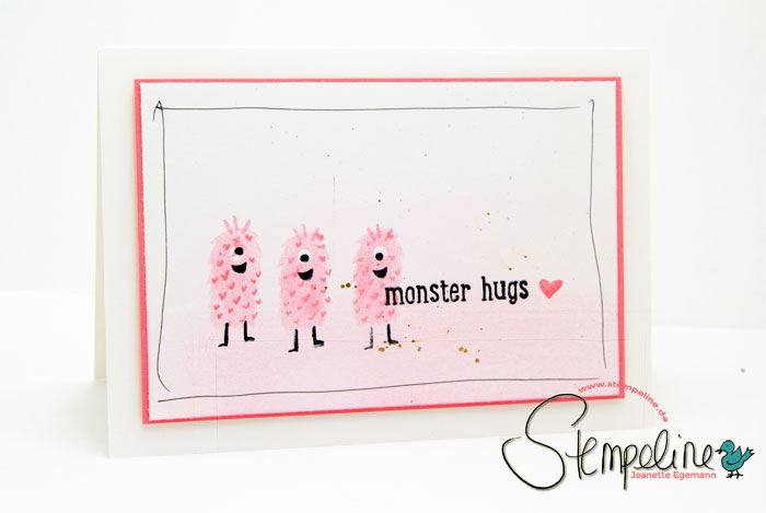 Just keep swimming Stampin Up mit Monster Hugs