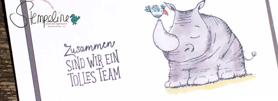 Banner Wild auf Grüße Stampin‘ Up!