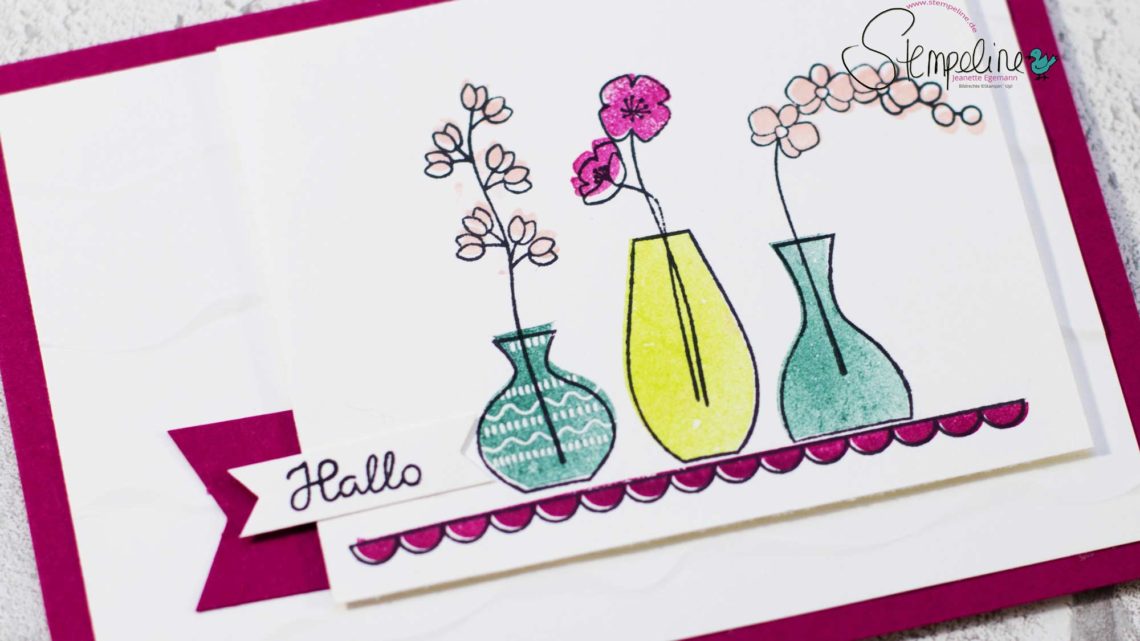 Wunderbare Vasen Stampin‘ Up!