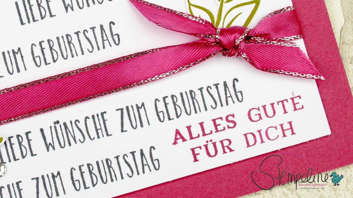 Alle meine Geburtstagsgrüße Stampin‘ Up!