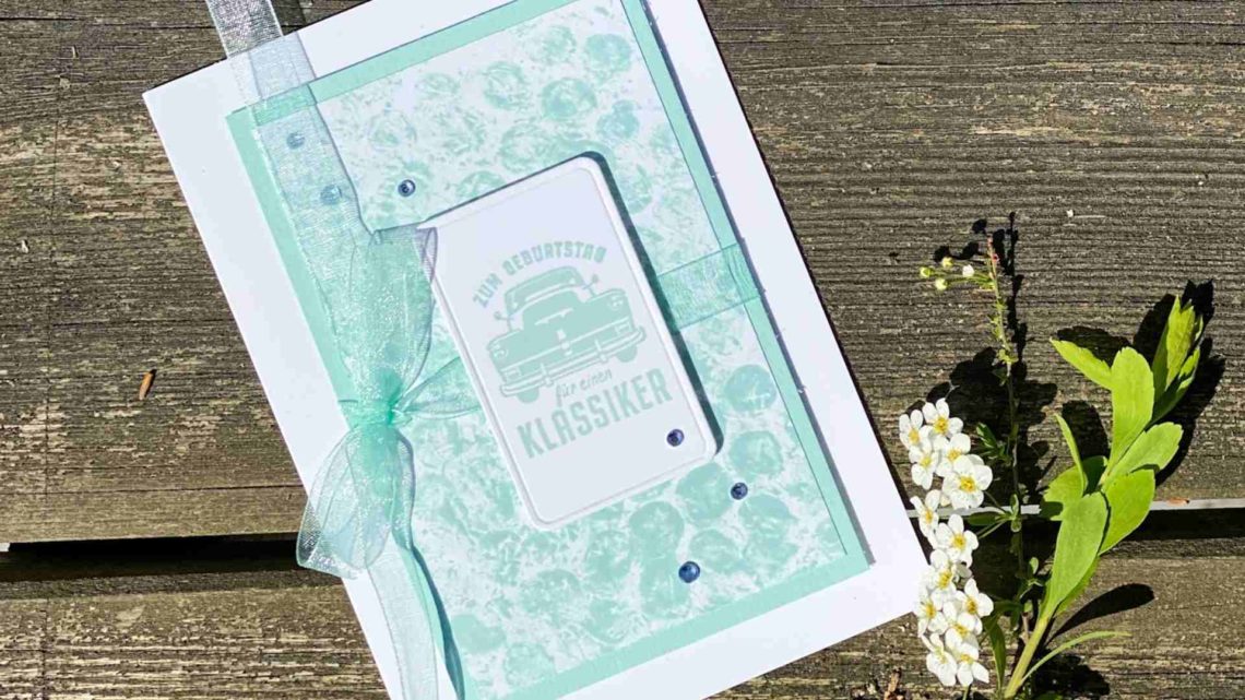 Männerkarte mit Mein Lieber Mann Stempelset von Stampin' Up!