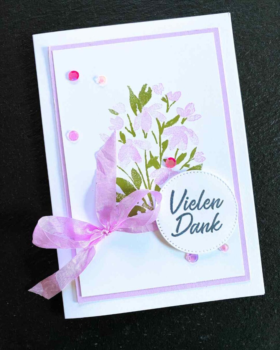 Pretty Petals Karte Stampin' Up!