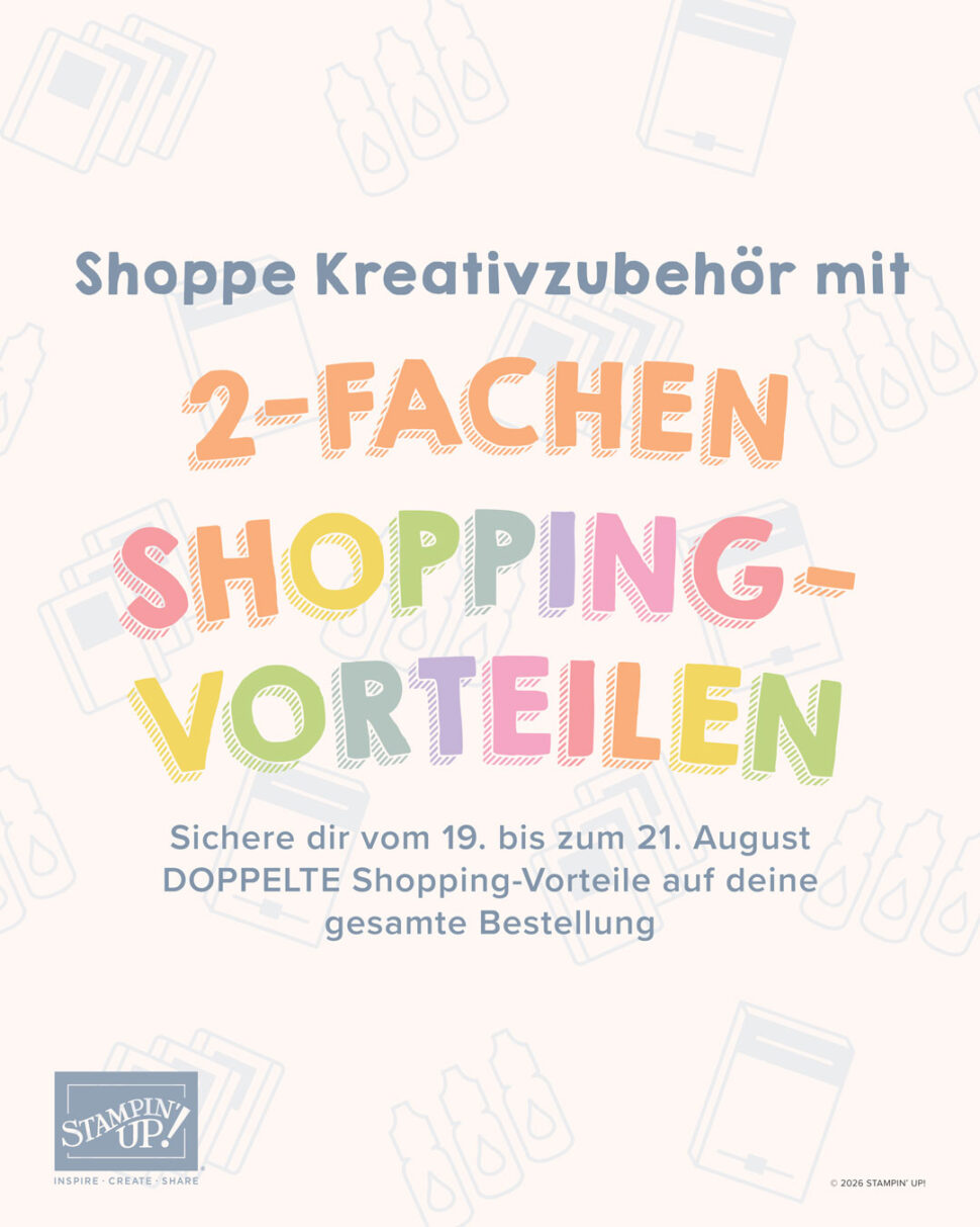 doppelte Shoppingvorteile
